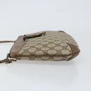 GUCCI GG Supreme Web Sherry Line Bag PVC Beige Gold 904 02 026 Auth 152743-4