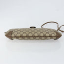 GUCCI GG Supreme Web Sherry Line Bag PVC Beige Gold 904 02 026 Auth 152743-5