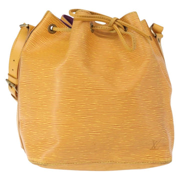 LOUIS VUITTON Epi Petit Noe Shoulder Bag Yellow M44109 LV Auth 152745