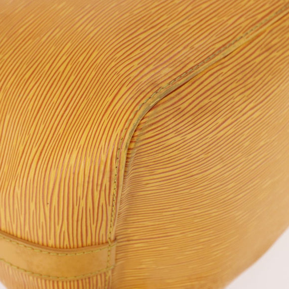 LOUIS VUITTON Epi Petit Noe Shoulder Bag Yellow M44109 LV Auth 152745