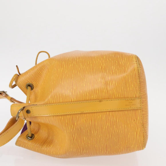 LOUIS VUITTON Epi Petit Noe Shoulder Bag Yellow M44109 LV Auth 152745