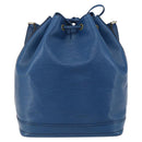 LOUIS VUITTON Epi Noe Shoulder Bag Toledo Blue M44005 LV Auth 152747-3