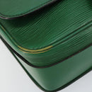 LOUIS VUITTON Epi Cartouchiere MM Shoulder Bag Green M52244 LV Auth 152749-15