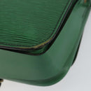 LOUIS VUITTON Epi Cartouchiere MM Shoulder Bag Green M52244 LV Auth 152749-16