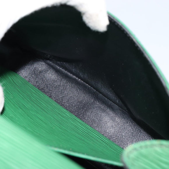 LOUIS VUITTON Epi Cartouchiere MM Shoulder Bag Green M52244 LV Auth 152749