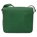 LOUIS VUITTON Epi Cartouchiere MM Shoulder Bag Green M52244 LV Auth 152749-2