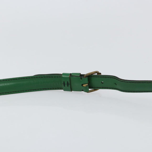 LOUIS VUITTON Epi Cartouchiere MM Shoulder Bag Green M52244 LV Auth 152749