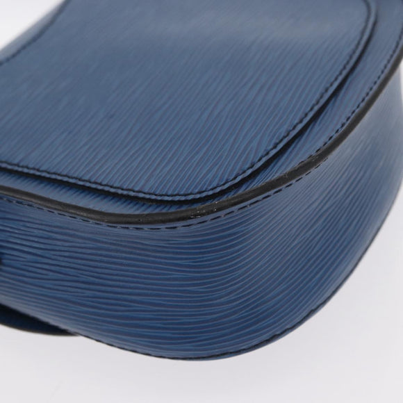 LOUIS VUITTON Epi Saint Cloud PM Shoulder Bag Blue M52195 LV Auth 152751