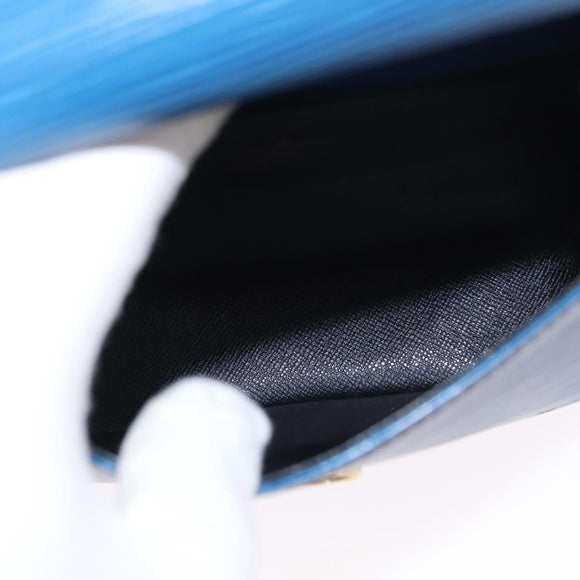 LOUIS VUITTON Epi Saint Cloud PM Shoulder Bag Blue M52195 LV Auth 152751