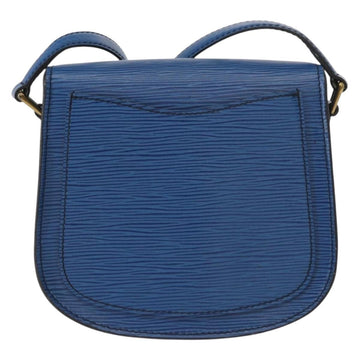 LOUIS VUITTON Epi Saint Cloud PM Shoulder Bag Blue M52195 LV Auth 152751 - 0