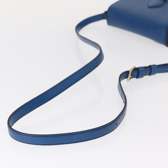 LOUIS VUITTON Epi Saint Cloud PM Shoulder Bag Blue M52195 LV Auth 152751