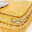 LOUIS VUITTON Monogram Vernis Wooster Bag Lime Yellow M91075 LV Auth 152753-15