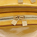 LOUIS VUITTON Monogram Vernis Wooster Bag Lime Yellow M91075 LV Auth 152753-18