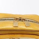 LOUIS VUITTON Monogram Vernis Wooster Bag Lime Yellow M91075 LV Auth 152753-9