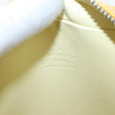 LOUIS VUITTON Monogram Vernis Wooster Bag Lime Yellow M91075 LV Auth 152753-19