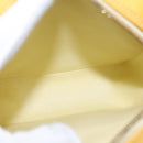 LOUIS VUITTON Monogram Vernis Wooster Bag Lime Yellow M91075 LV Auth 152753-10