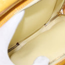 LOUIS VUITTON Monogram Vernis Wooster Bag Lime Yellow M91075 LV Auth 152753-11