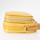 LOUIS VUITTON Monogram Vernis Wooster Bag Lime Yellow M91075 LV Auth 152753-3