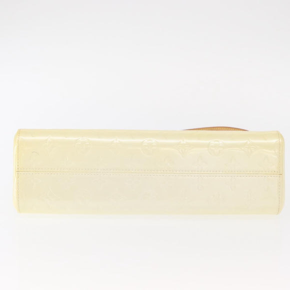 LOUIS VUITTON Monogram Vernis Roxbury Drive Hand Bag Perle M91374 LV Auth 152755