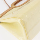 LOUIS VUITTON Monogram Vernis Roxbury Drive Hand Bag Perle M91374 LV Auth 152755-15