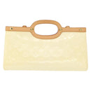 LOUIS VUITTON Monogram Vernis Roxbury Drive Hand Bag Perle M91374 LV Auth 152755-13
