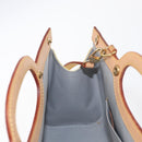 LOUIS VUITTON Monogram Vernis Roxbury Drive Hand Bag Perle M91374 LV Auth 152755-21