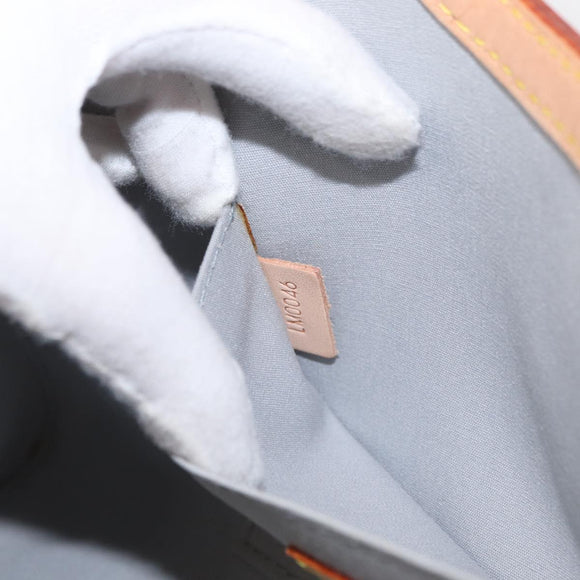 LOUIS VUITTON Monogram Vernis Roxbury Drive Hand Bag Perle M91374 LV Auth 152755