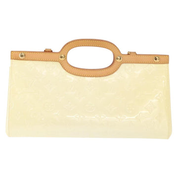 LOUIS VUITTON Monogram Vernis Roxbury Drive Hand Bag Perle M91374 LV Auth 152755 - 0