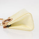 LOUIS VUITTON Monogram Vernis Roxbury Drive Hand Bag Perle M91374 LV Auth 152755-4