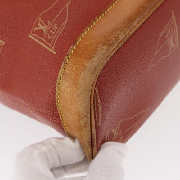 LOUIS VUITTON LOUIS VUITTON Cup Le Touquet Shoulder Bag Red M80027 Auth 152759