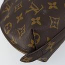 LOUIS VUITTON Monogram Trousse Demi Ronde Cosmetic Pouch M47520 LV Auth 152763-16