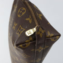 LOUIS VUITTON Monogram Trousse Demi Ronde Cosmetic Pouch M47520 LV Auth 152763-8