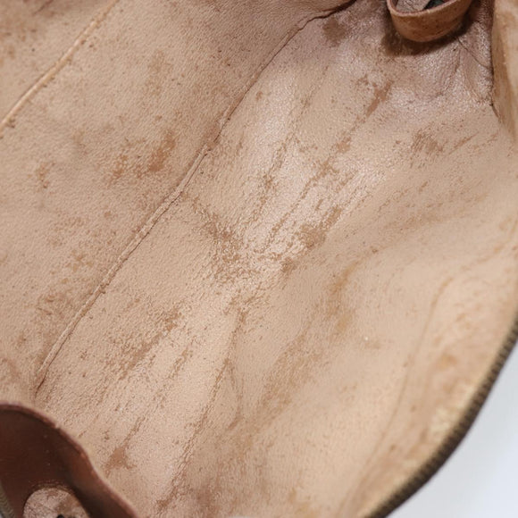 LOUIS VUITTON Monogram Trousse Demi Ronde Cosmetic Pouch M47520 LV Auth 152763