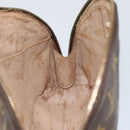 LOUIS VUITTON Monogram Trousse Demi Ronde Cosmetic Pouch M47520 LV Auth 152763-11