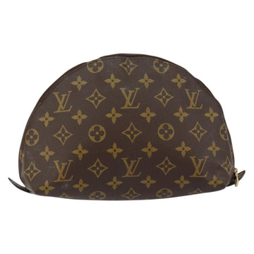 LOUIS VUITTON Monogram Trousse Demi Ronde Cosmetic Pouch M47520 LV Auth 152763 - 0