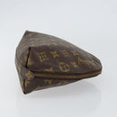 LOUIS VUITTON Monogram Trousse Demi Ronde Cosmetic Pouch M47520 LV Auth 152763-3
