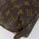 LOUIS VUITTON Monogram Trousse Demi Ronde Cosmetic Pouch M47520 LV Auth 152763-14