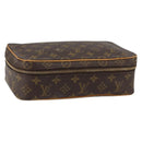 LOUIS VUITTON Monogram Trousse Boite Cosmetic Pouch M47640 LV Auth 152764-1