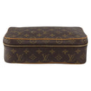 LOUIS VUITTON Monogram Trousse Boite Cosmetic Pouch M47640 LV Auth 152764-13
