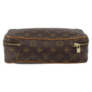 LOUIS VUITTON Monogram Trousse Boite Cosmetic Pouch M47640 LV Auth 152764-2