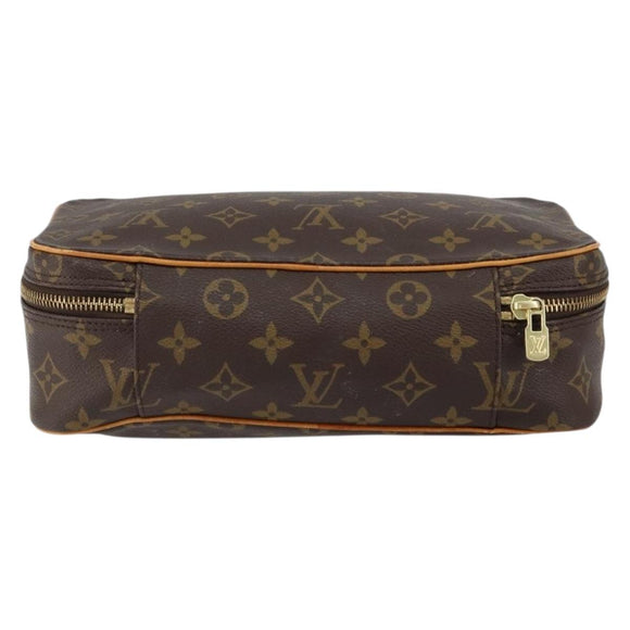 LOUIS VUITTON Monogram Trousse Boite Cosmetic Pouch M47640 LV Auth 152764
