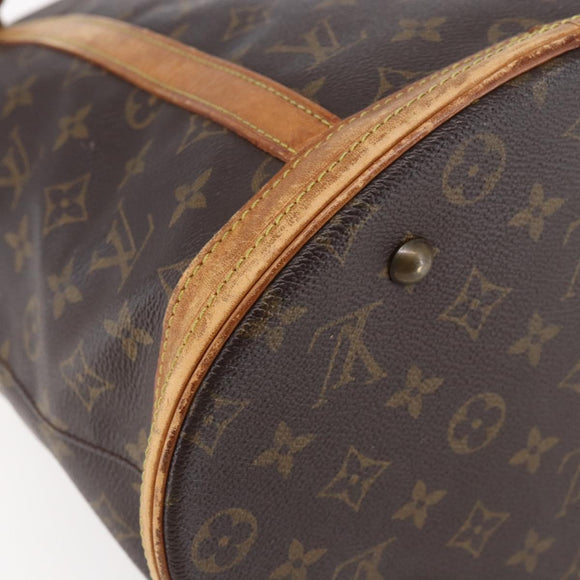 LOUIS VUITTON Monogram Bucket GM Shoulder Bag M42236 LV Auth 152768