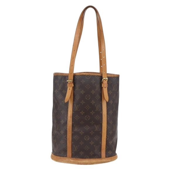LOUIS VUITTON Monogram Bucket GM Shoulder Bag M42236 LV Auth 152768