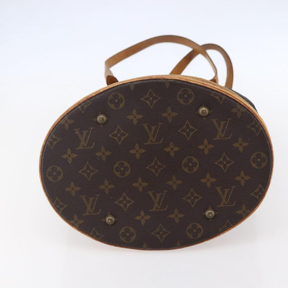 LOUIS VUITTON Monogram Bucket GM Shoulder Bag M42236 LV Auth 152768