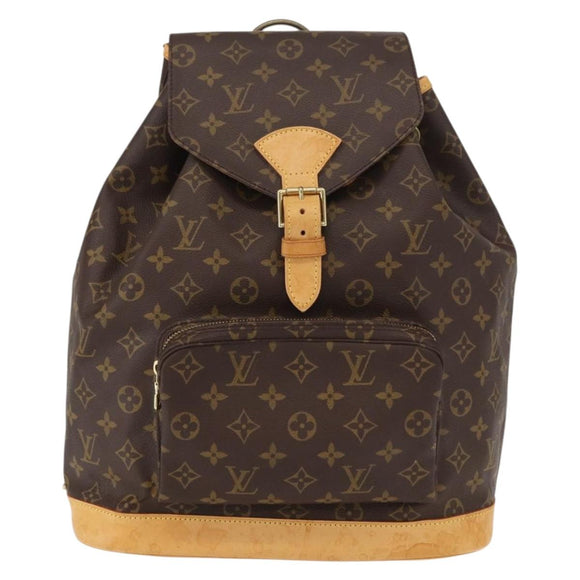 LOUIS VUITTON Monogram Montsouris GM Backpack M51135 LV Auth 152769