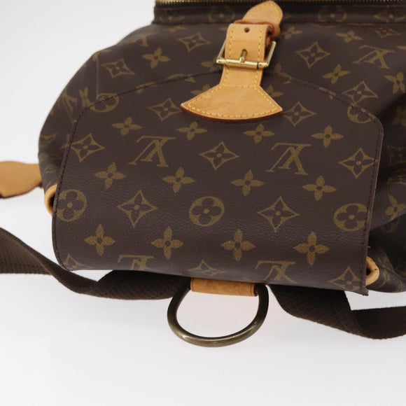 LOUIS VUITTON Monogram Montsouris GM Backpack M51135 LV Auth 152769