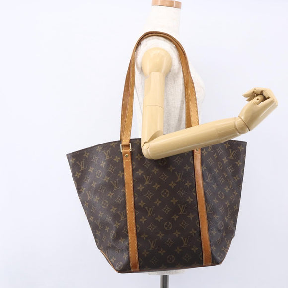 LOUIS VUITTON Monogram Sac Shopping Tote Bag M51108 LV Auth 152773