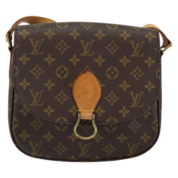 LOUIS VUITTON Monogram Saint Cloud GM Shoulder Bag M51242 LV Auth 152776