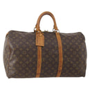 LOUIS VUITTON Monogram Keepall 50 Boston Bag M41426 LV Auth 152781-1