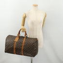 LOUIS VUITTON Monogram Keepall 50 Boston Bag M41426 LV Auth 152781-22